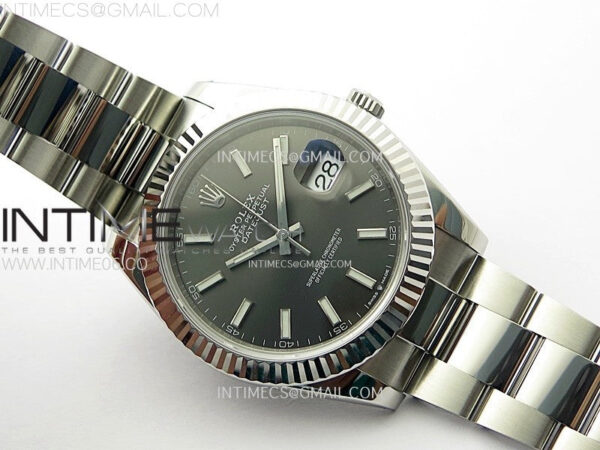 DateJust 41 126334 904L SS VSF 1:1 Best Edition Gray Dial on Oyster Bracelet VS3235 – Bild 11