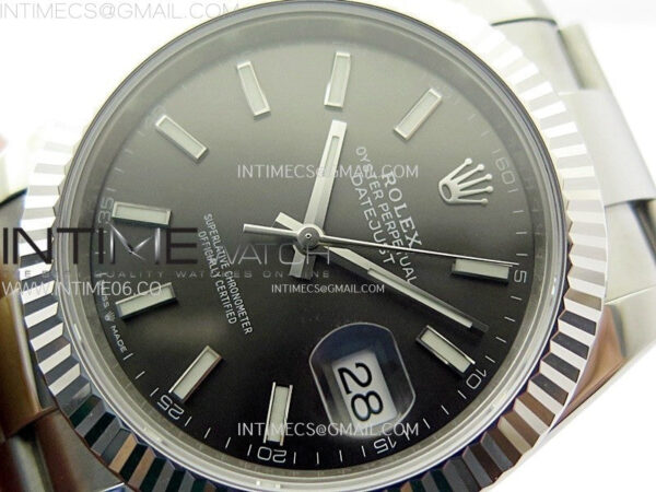 DateJust 41 126334 904L SS VSF 1:1 Best Edition Gray Dial on Oyster Bracelet VS3235 – Bild 13