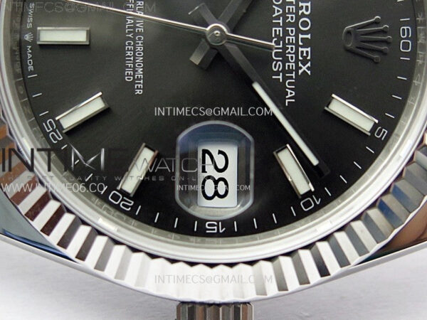 DateJust 41 126334 904L SS VSF 1:1 Best Edition Gray Dial on Oyster Bracelet VS3235 – Bild 14