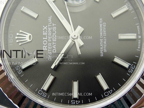 DateJust 41 126334 904L SS VSF 1:1 Best Edition Gray Dial on Oyster Bracelet VS3235 – Bild 16