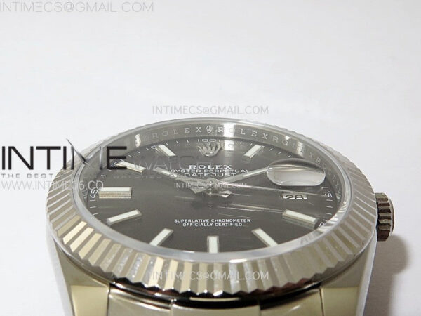 DateJust 41 126334 904L SS VSF 1:1 Best Edition Gray Dial on Oyster Bracelet VS3235 – Bild 18