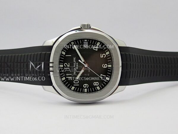 Aquanaut 5167 SS ZF 1:1 Best Edition Black Dial On Black Strap Super Clone DD330 – Bild 3