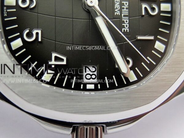 Aquanaut 5167 SS ZF 1:1 Best Edition Black Dial On Black Strap Super Clone DD330 – Bild 5