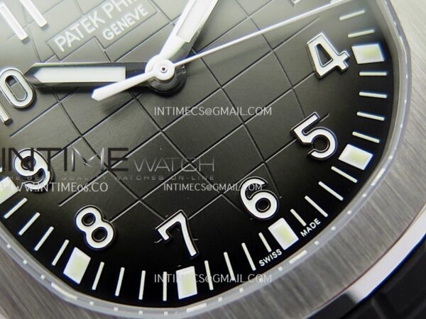Aquanaut 5167 SS ZF 1:1 Best Edition Black Dial On Black Strap Super Clone DD330 – Bild 6