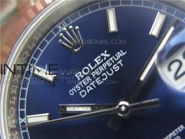 DateJust 36mm 126234 904L SS VSF 1:1 Best Edition Blue Fluted Bezel on Jubilee Bracelet VS3135 – Bild 3