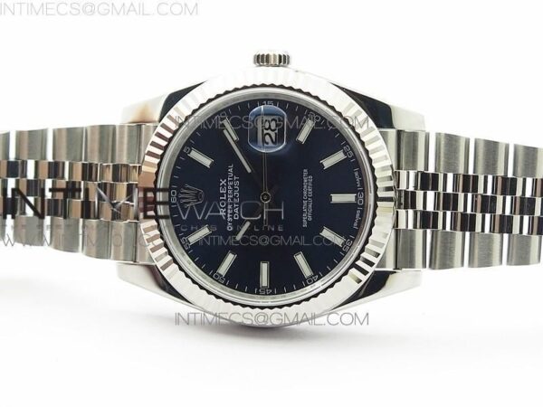 DateJust 36mm 126334 904 SS Clean Factory 1:1 Best Edition Blue Dial Sticks Markers on Jubilee Bracelet – Bild 2