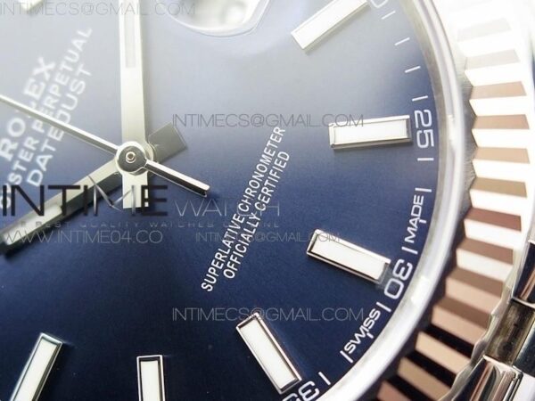 DateJust 36mm 126334 904 SS Clean Factory 1:1 Best Edition Blue Dial Sticks Markers on Jubilee Bracelet – Bild 3