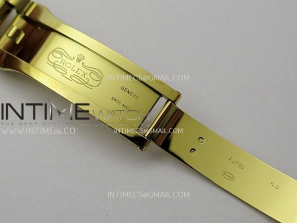 Day Date 40 YG 228238 Clean Factory 1:1 Best Edition Black Dial Stick Marker on President Bracelet VR3255 V3 – Bild 17