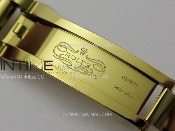 Day Date 40 YG 228238 Clean Factory 1:1 Best Edition Black Dial Stick Marker on President Bracelet VR3255 V3 – Bild 18