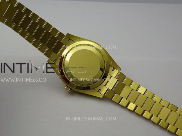 Day Date 40 YG 228238 Clean Factory 1:1 Best Edition Black Dial Stick Marker on President Bracelet VR3255 V3 – Bild 20