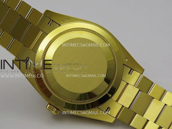 Day Date 40 YG 228238 Clean Factory 1:1 Best Edition Black Dial Stick Marker on President Bracelet VR3255 V3 – Bild 21