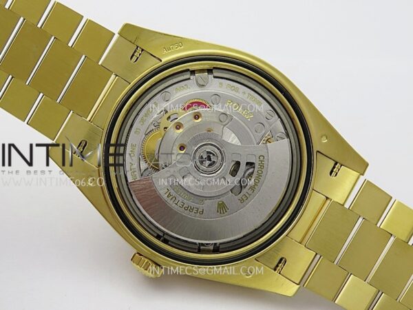 Day Date 40 YG 228238 Clean Factory 1:1 Best Edition Black Dial Stick Marker on President Bracelet VR3255 V3 – Bild 24