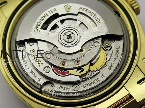 Day Date 40 YG 228238 Clean Factory 1:1 Best Edition Black Dial Stick Marker on President Bracelet VR3255 V3 – Bild 27