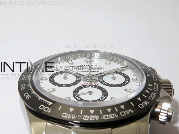 DAYTONA 116500LN 904L SS CASE Clean Factory 1:1 BEST EDITION WHITE DIAL ON 904L SS BRACELET SH4130 – Bild 12