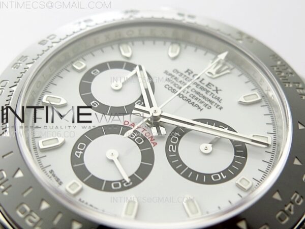 DAYTONA 116500LN 904L SS CASE Clean Factory 1:1 BEST EDITION WHITE DIAL ON 904L SS BRACELET SH4130 – Bild 18