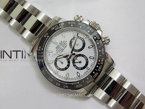 DAYTONA 116500LN 904L SS CASE Clean Factory 1:1 BEST EDITION WHITE DIAL ON 904L SS BRACELET SH4130 – Bild 17