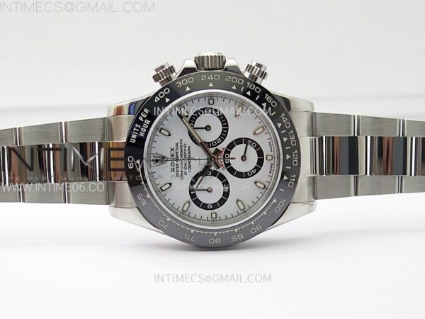 DAYTONA 116500LN 904L SS CASE Clean Factory 1:1 BEST EDITION WHITE DIAL ON 904L SS BRACELET SH4130 – Bild 3