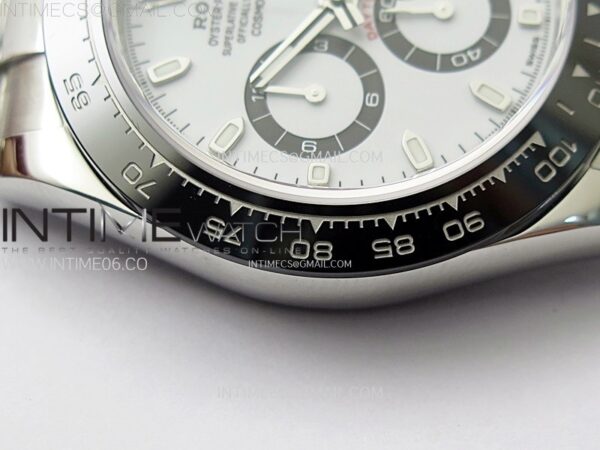 DAYTONA 116500LN 904L SS CASE Clean Factory 1:1 BEST EDITION WHITE DIAL ON 904L SS BRACELET SH4130 – Bild 14