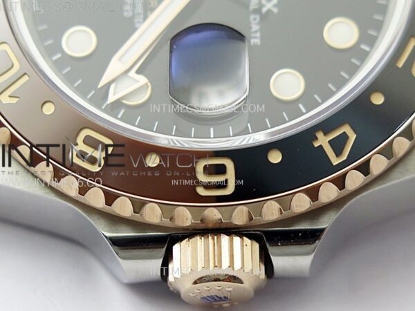 GMT-Master II Rootbeer 126711 CHNR Clean Factory 1:1 Best Edition Black Dial on SS/RG Bracelet VR3285 CHS – Bild 11