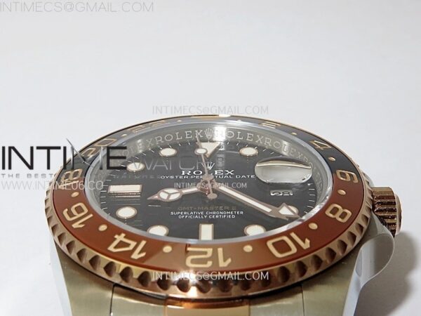 GMT-Master II Rootbeer 126711 CHNR Clean Factory 1:1 Best Edition Black Dial on SS/RG Bracelet VR3285 CHS – Bild 12
