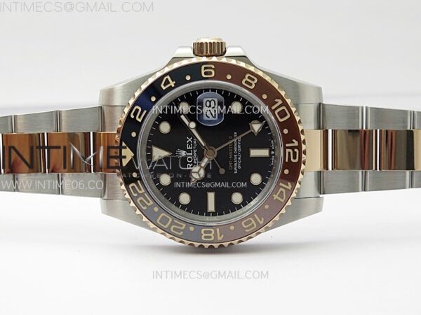 GMT-Master II Rootbeer 126711 CHNR Clean Factory 1:1 Best Edition Black Dial on SS/RG Bracelet VR3285 CHS – Bild 3