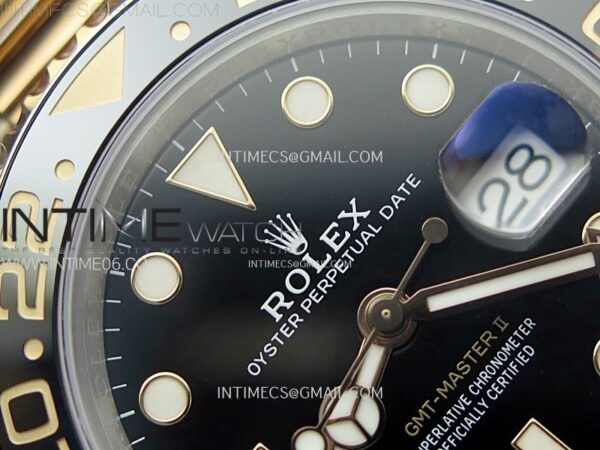 GMT-Master II Rootbeer 126711 CHNR Clean Factory 1:1 Best Edition Black Dial on SS/RG Bracelet VR3285 CHS – Bild 8