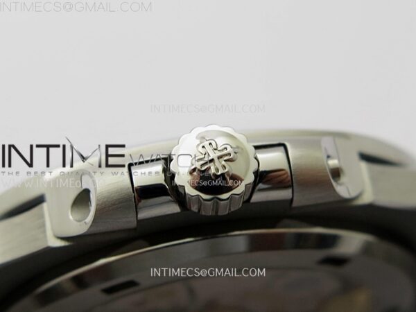 Nautilus 5711/1A-010 3KF 1:1 Best Edition Blue Textured Dial on SS Bracelet Super Clone 26-330 V5 (Copy) – Bild 12
