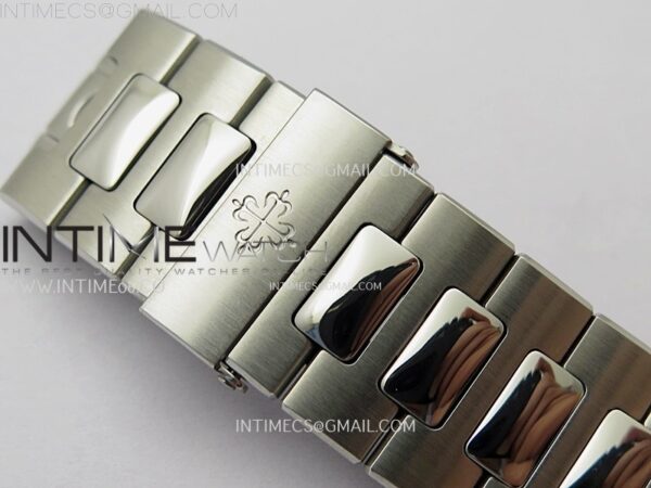 Nautilus 5711/1A-010 3KF 1:1 Best Edition Blue Textured Dial on SS Bracelet Super Clone 26-330 V5 (Copy) – Bild 17