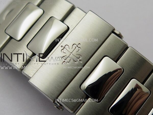 Nautilus 5711/1A-010 3KF 1:1 Best Edition Blue Textured Dial on SS Bracelet Super Clone 26-330 V5 (Copy) – Bild 16