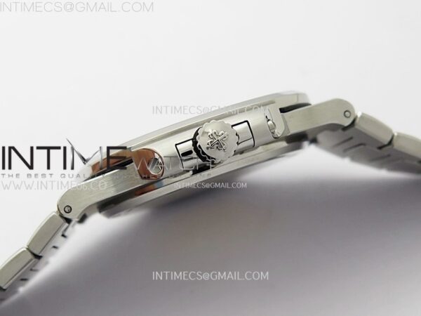 Nautilus 5711/1A-010 3KF 1:1 Best Edition Blue Textured Dial on SS Bracelet Super Clone 26-330 V5 (Copy) – Bild 9
