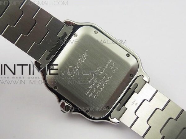 Santos de Cartier 40mm 2018 SS/YG BVF  RG Bezel White Dial on SS/YG SmartLinks Bracelet – Bild 15