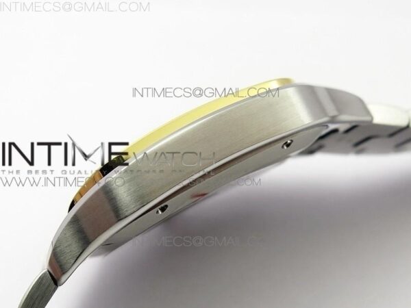 Santos de Cartier 40mm 2018 SS/YG BVF  RG Bezel White Dial on SS/YG SmartLinks Bracelet – Bild 8