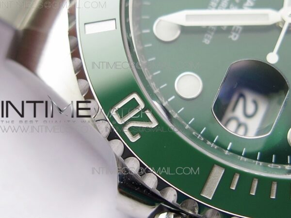 SUBMARINER Hulk 116610 LV GREEN CERAMIC 904L SS CASE ARF 1:1 BEST EDITION GREEN DIAL ON 904L SS BRACELET VR3135 – Bild 19