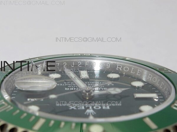 SUBMARINER Hulk 116610 LV GREEN CERAMIC 904L SS CASE ARF 1:1 BEST EDITION GREEN DIAL ON 904L SS BRACELET VR3135 – Bild 25