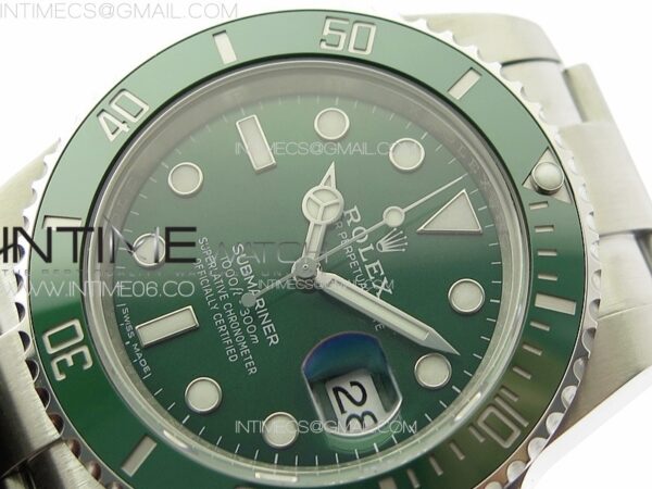 Submariner Hulk 116610 LV Green Ceramic 904L Steel VSF 1:1 Best Edition VS3135 – Bild 4