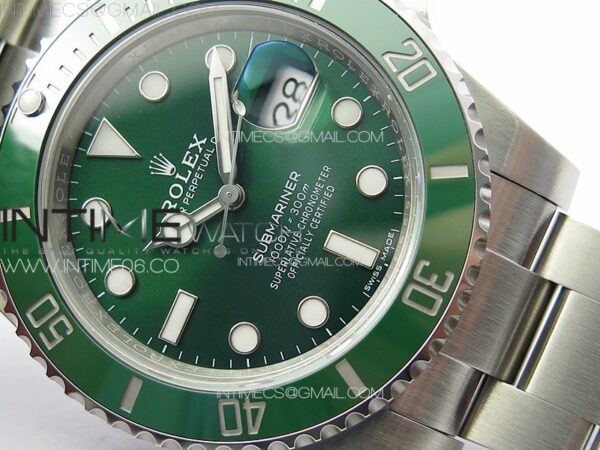 Submariner Hulk 116610 LV Green Ceramic 904L Steel VSF 1:1 Best Edition VS3135 – Bild 5