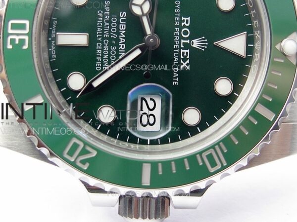 Submariner Hulk 116610 LV Green Ceramic 904L Steel VSF 1:1 Best Edition VS3135 – Bild 7