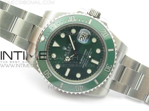 SUBMARINER Hulk 116610 LV GREEN CERAMIC ZZF V3 – Bild 2