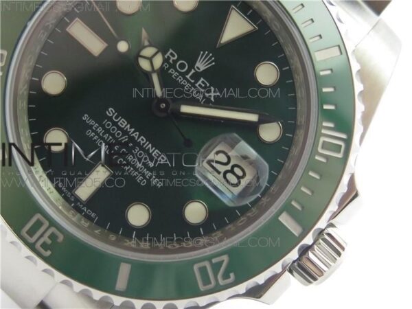 SUBMARINER Hulk 116610 LV GREEN CERAMIC ZZF V3 – Bild 11