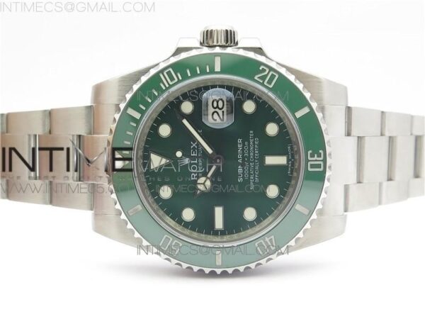 SUBMARINER Hulk 116610 LV GREEN CERAMIC ZZF V3 – Bild 3