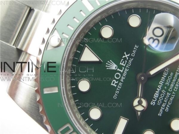 SUBMARINER Hulk 116610 LV GREEN CERAMIC ZZF V3 – Bild 8