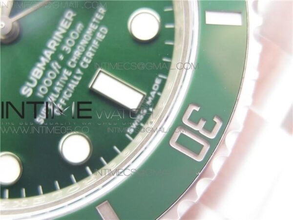 SUBMARINER Hulk 116610 LV GREEN CERAMIC ZZF V3 – Bild 9