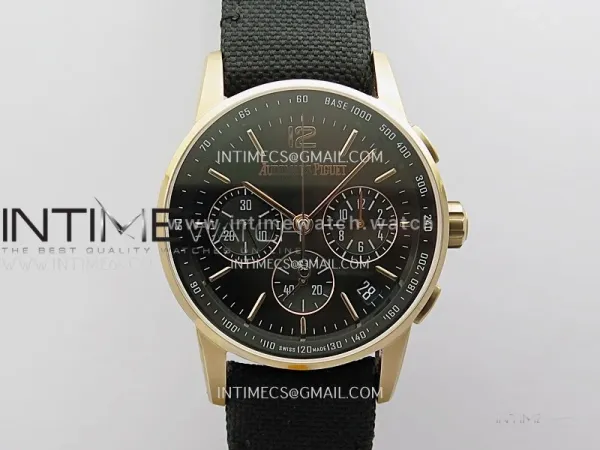 Code 11.59 Chrono 26393 RG/PVD APPF Best Edition Black Dial on Black Nylon Strap A4401