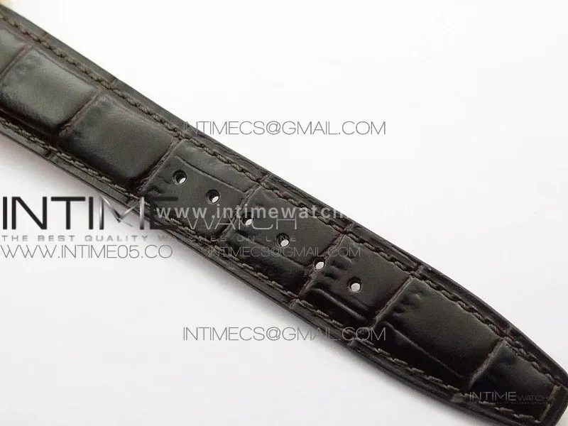 Portuguese Real PR Real Annual Calendar IW503302 RG V9F Best Edition White Dial Brown Leather Strap A52610