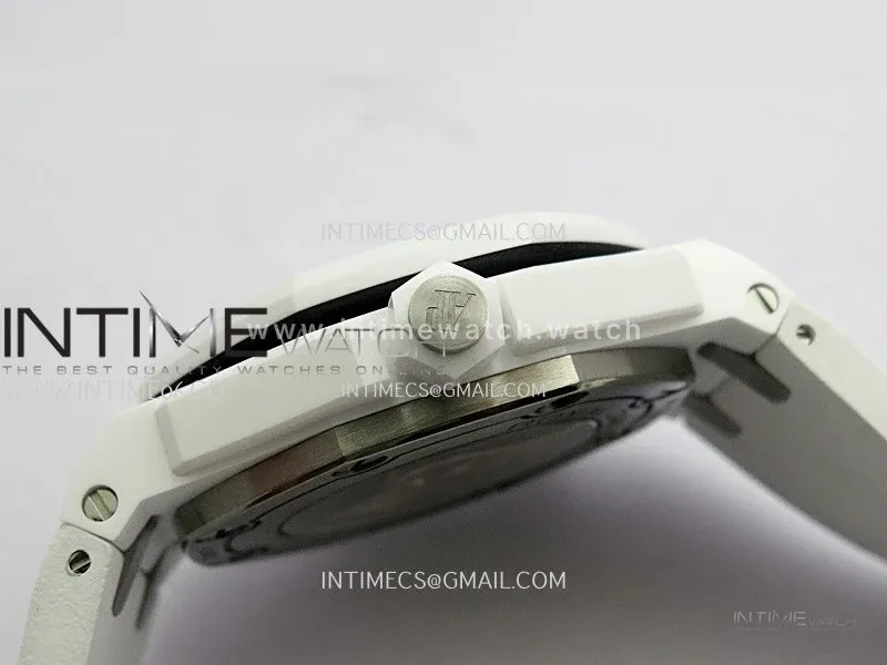 Royal Oak Offshore Diver 15707 White Ceramic JF 1:1 Best Edition SA3120 Super Clone