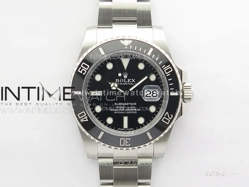 Submariner 116610LN 904L SS Case NTF 1:1 Best Edition Black Dial On 904L Bracelet SA3135