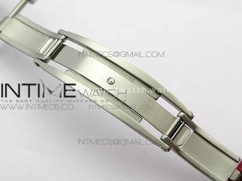 RM11-03 SS KVF 1:1 Best Edition Crystal Skeleton Dial on Red Rubber Strap A7750