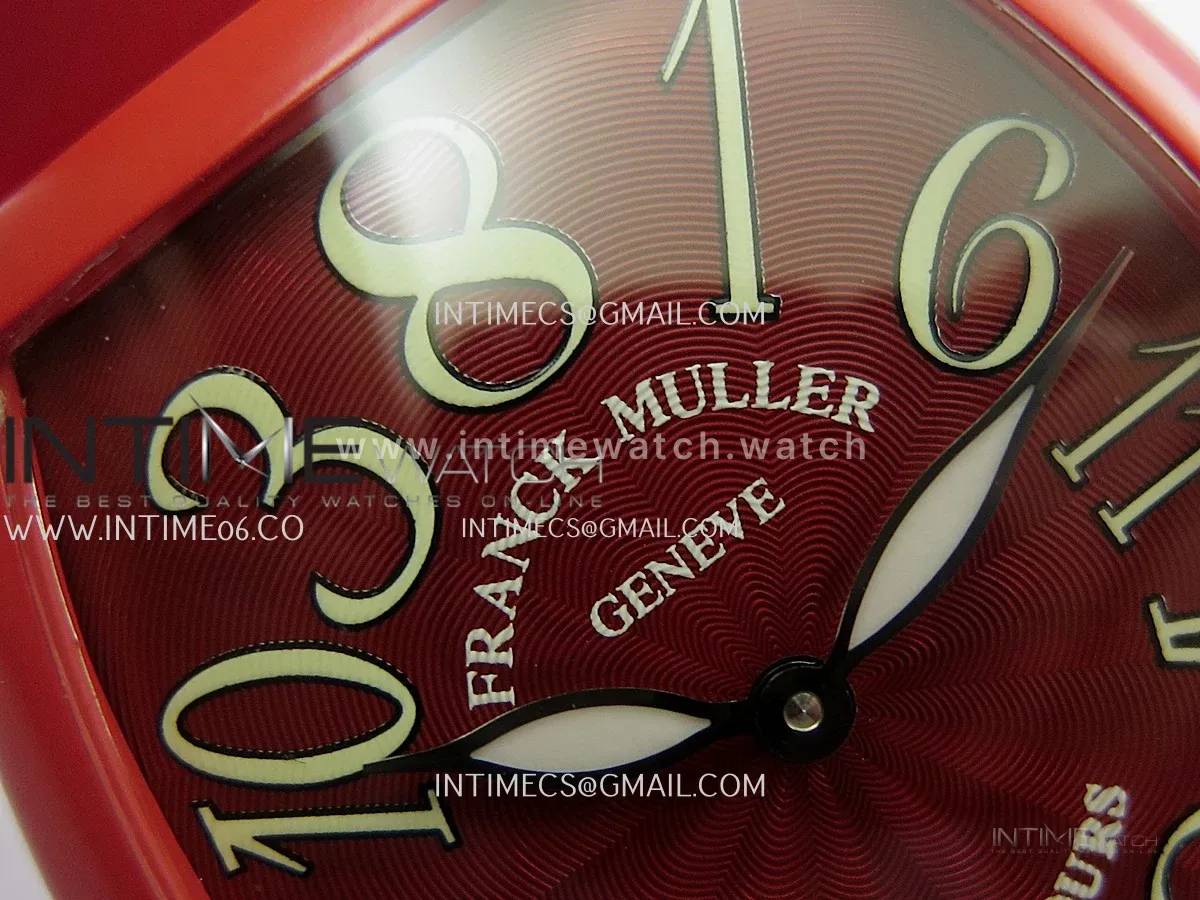 Crazy Hours Real Jumping Hour Red PVD ABF Red Dial On Red Rubber Strap A23J