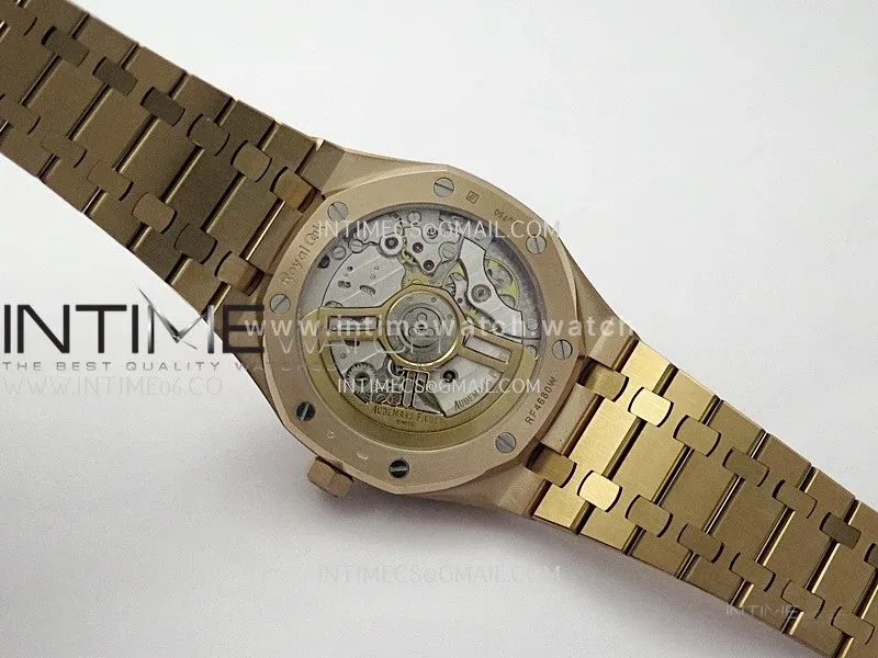 Royal Oak 15510 Gain Weight RG DDF 1:1 Best Edition Blue Dial On RG Bracelet Super Clone DD4302