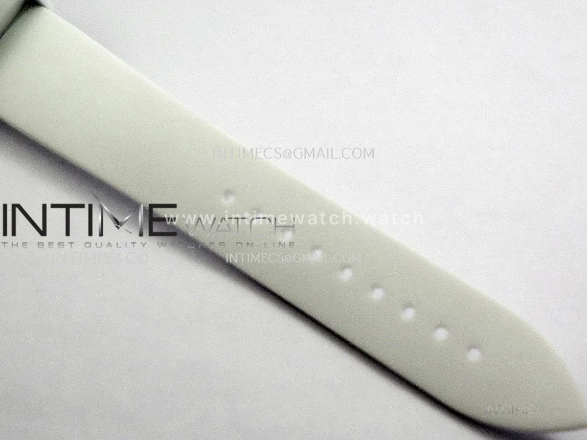 FM Casablanca White PVD ABF Summer Blue Dial On White Rubber Strap A23J